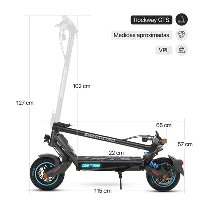 Patinete eléctrico Smartgyro ROCKWAY GTS