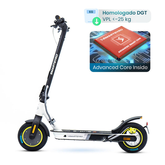 Patinete smartGyro Z-One 2 Gray Certificado + Matrícula + Alarma + Candado