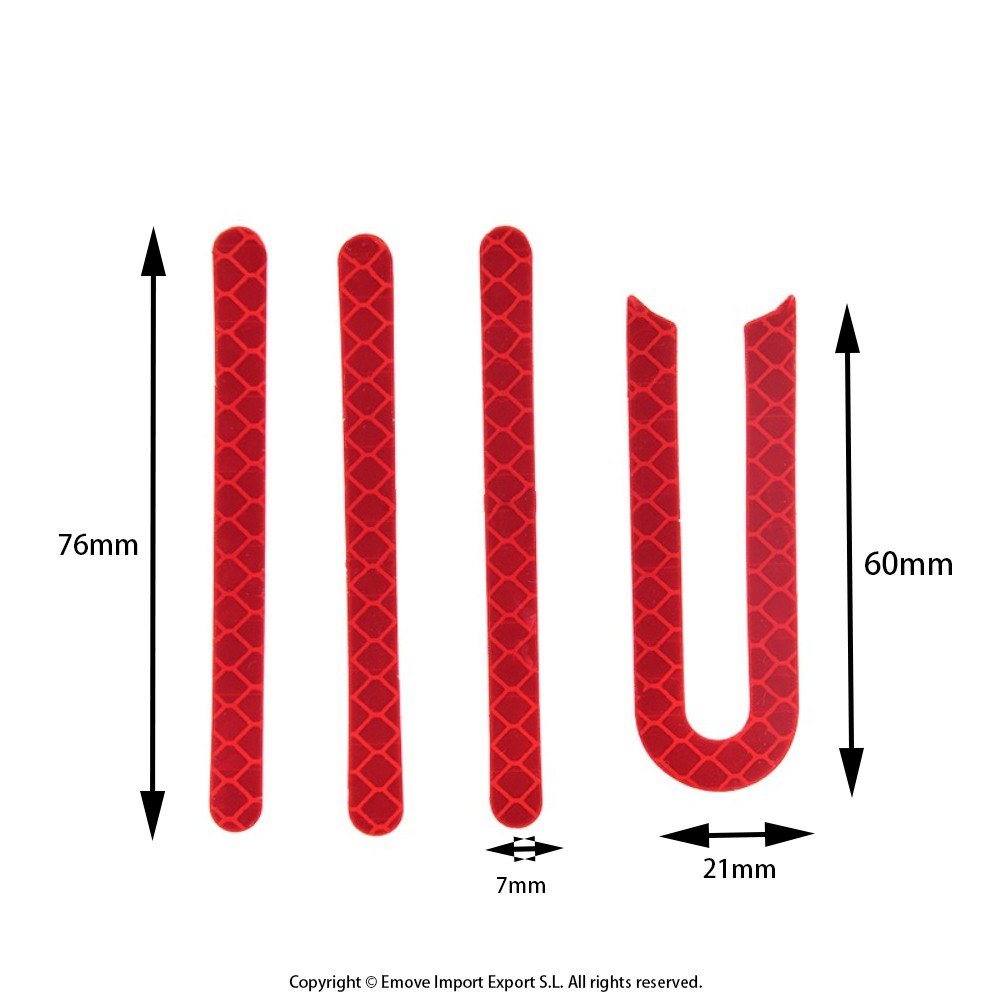 Pegatina reflectante para Xiaomi (rojo)