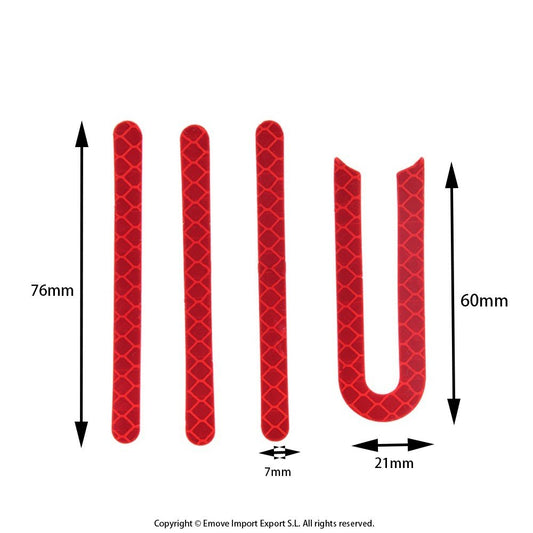 Pegatina reflectante para Xiaomi (rojo)