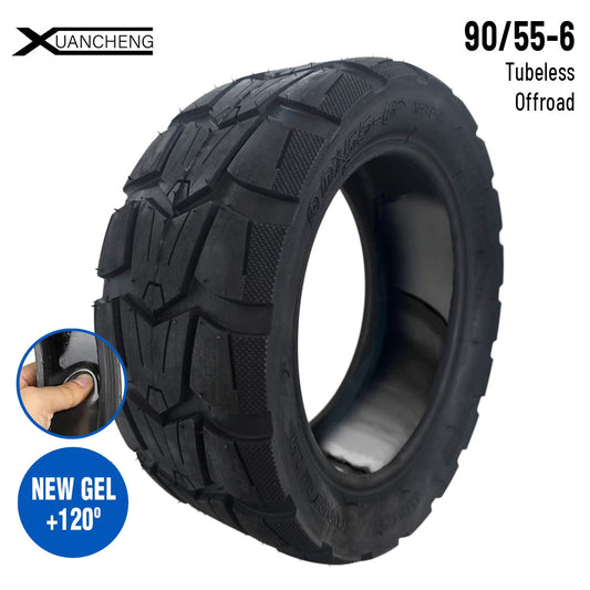 Rueda cubierta 90/55-6 Tubeless (Con gel antipinchazos) (Ninebot GT1 GT2)
