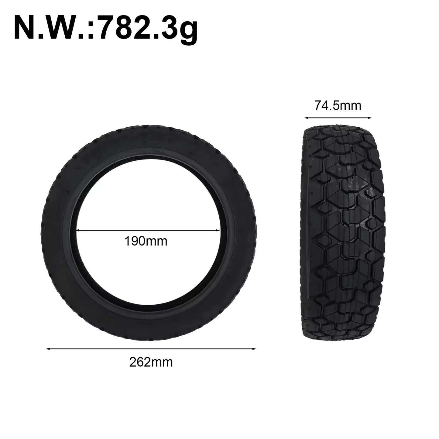Neumático 70/60-7,5 Tubeless para Ninebot ZT3 Pro