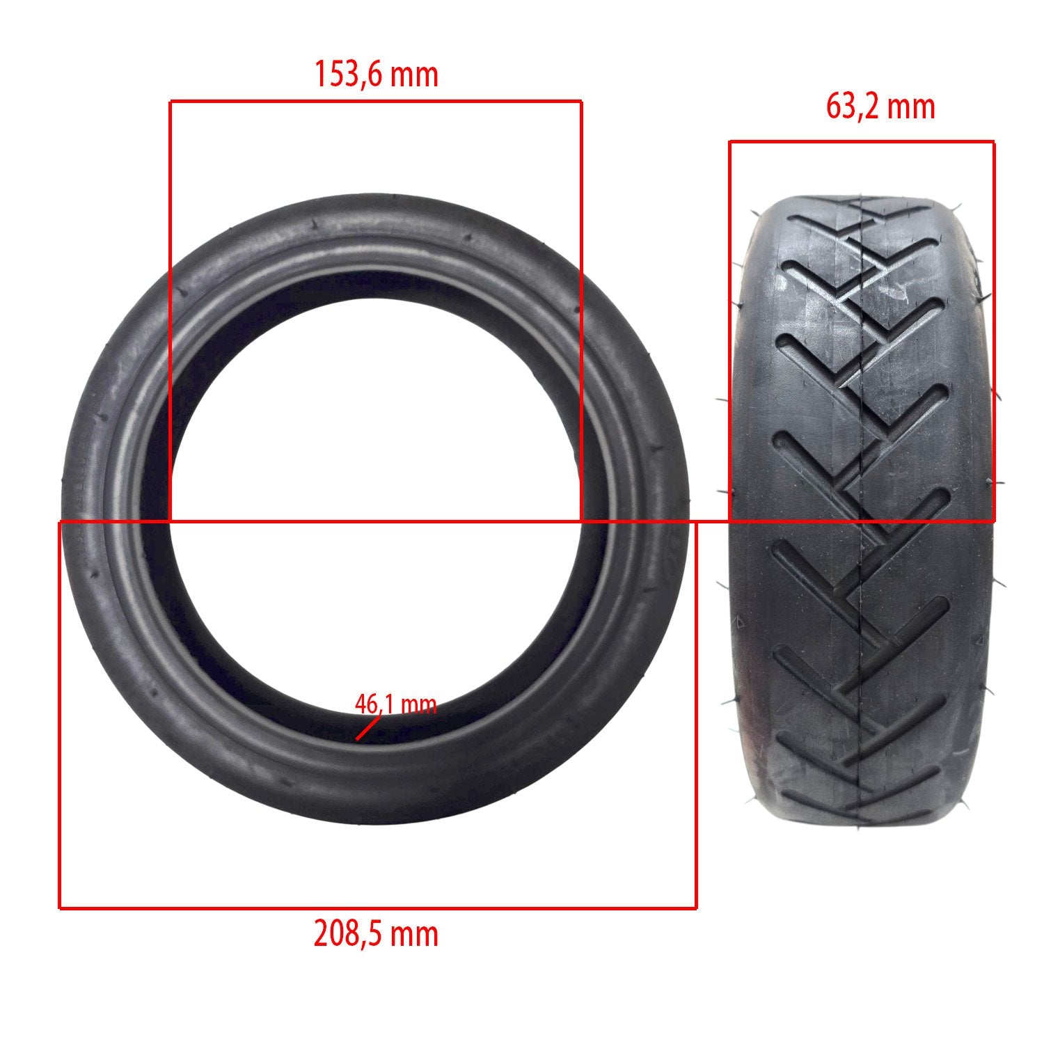 Rueda 8,5x2-6.1 CST + Cámara de aire / (MEGA DESCUENTO)