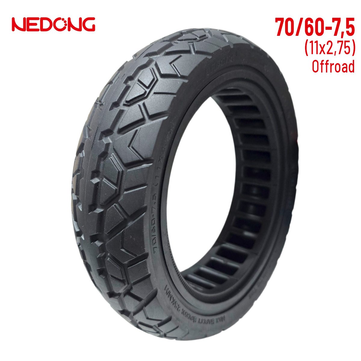 Rueda maciza 70/60-7,5 compatible con ZT3