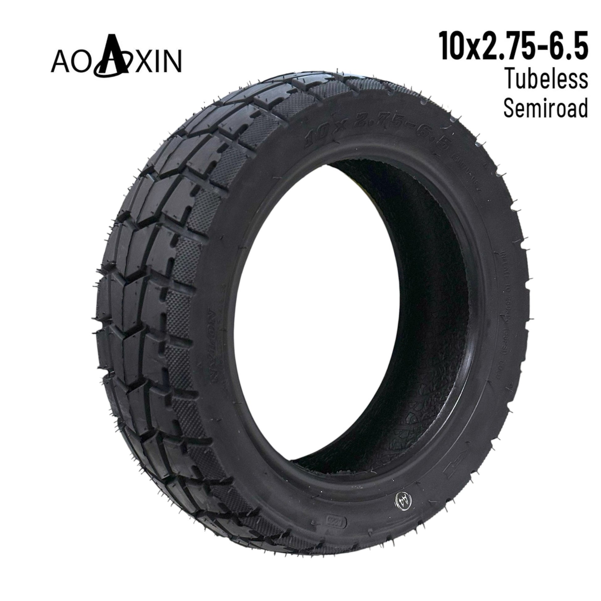 Rueda cubierta semi-todoterreno 10x2,75-6,5 Tubeless