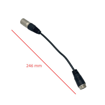 Cable convertidor GX16 a XLR de 3 pines