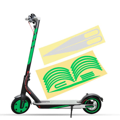 Pegatinas para Xiaomi M365 / 1S / PRO / PRO 2 VERDE