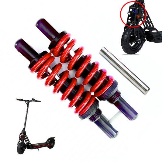 Amortiguador delantero rojo para Bogist Urbetter M6, Ecoxtrem Bison, B-Mov freestyle 5