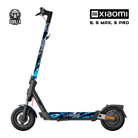 Vinilo para patinete Xiaomi 5 / 5 PRO / 5 MAX KTM color Azul