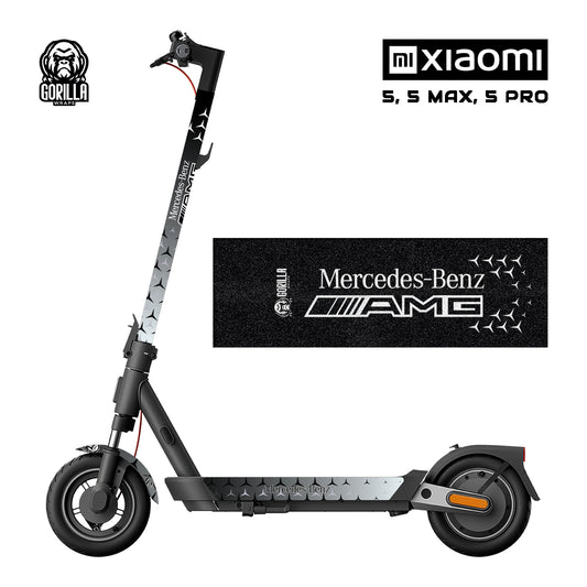 Vinilo patinete Xiaomi Mercedes Benz AMG con base antideslizante para Xiaomi 5 / 5 PRO / 5 MAX  / 4 PRO 2 GEN