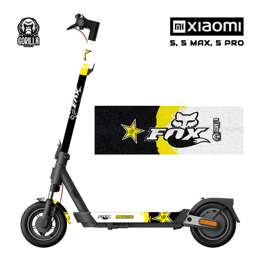 Vinilo patinete Xiaomi Fox Rockstar con base antideslizante para Xiaomi 5 / 5 PRO / 5 MAX  / 4 PRO 2 GEN